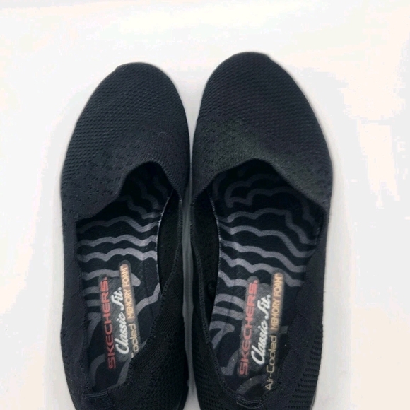 Skechers Seager Stat Black Slip On Shoes Classic Fit Womens Size 9 - Picture 6 of 9